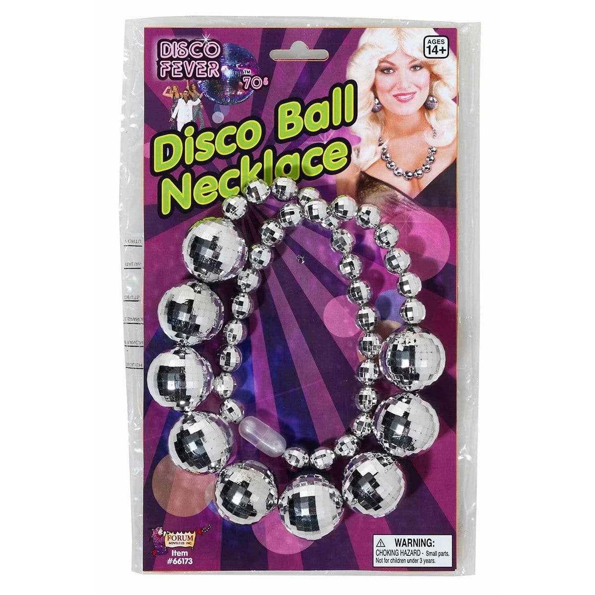 Buy Costume Accessories Disco ball bead necklace sold at Party Expert