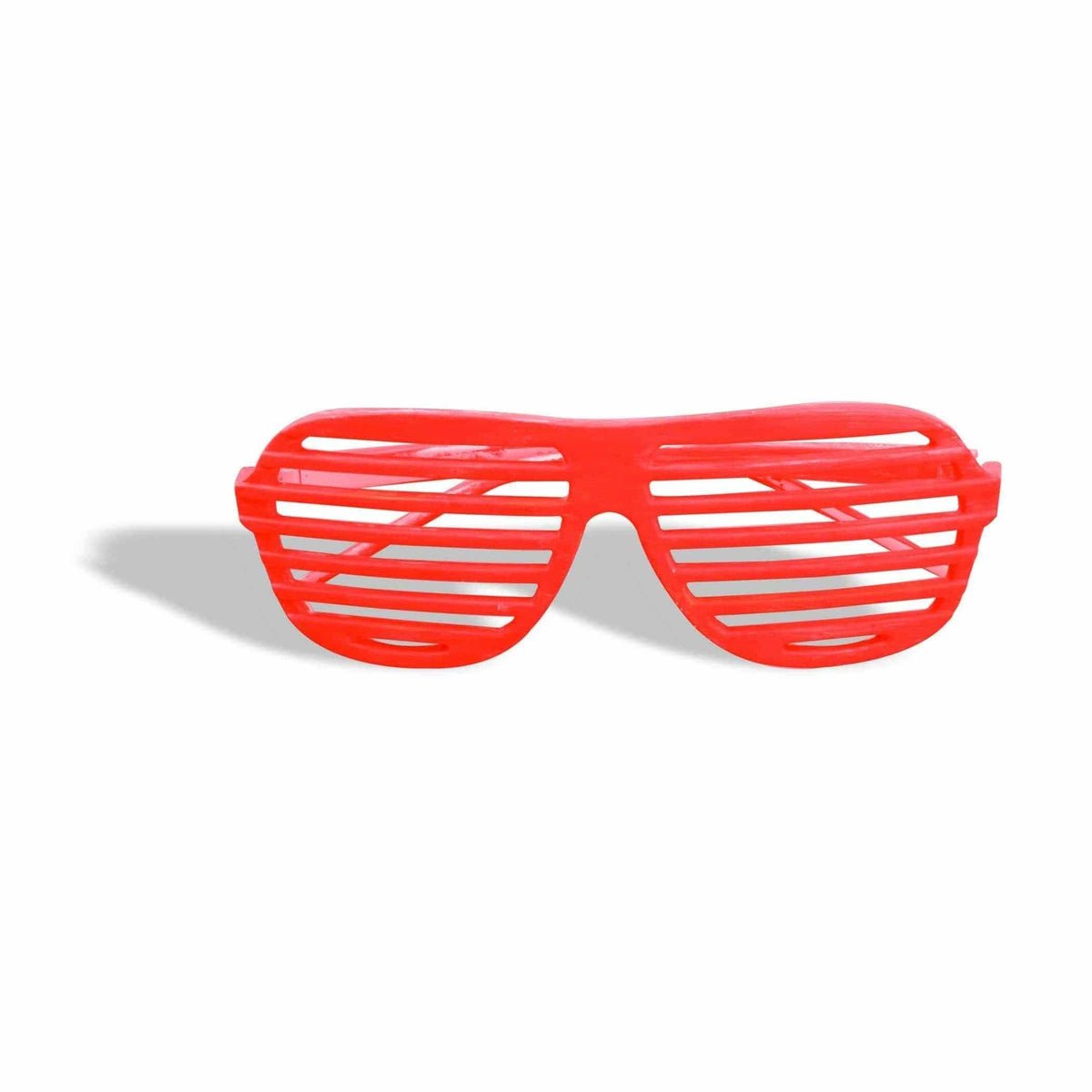 Buy Costume Accessories Neon orange slotted glasses sold at Party Expert