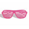 Buy Costume Accessories Neon pink slotted glasses sold at Party Expert