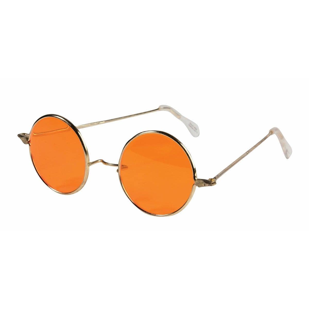Buy Costume Accessories Orange hippie glasses sold at Party Expert