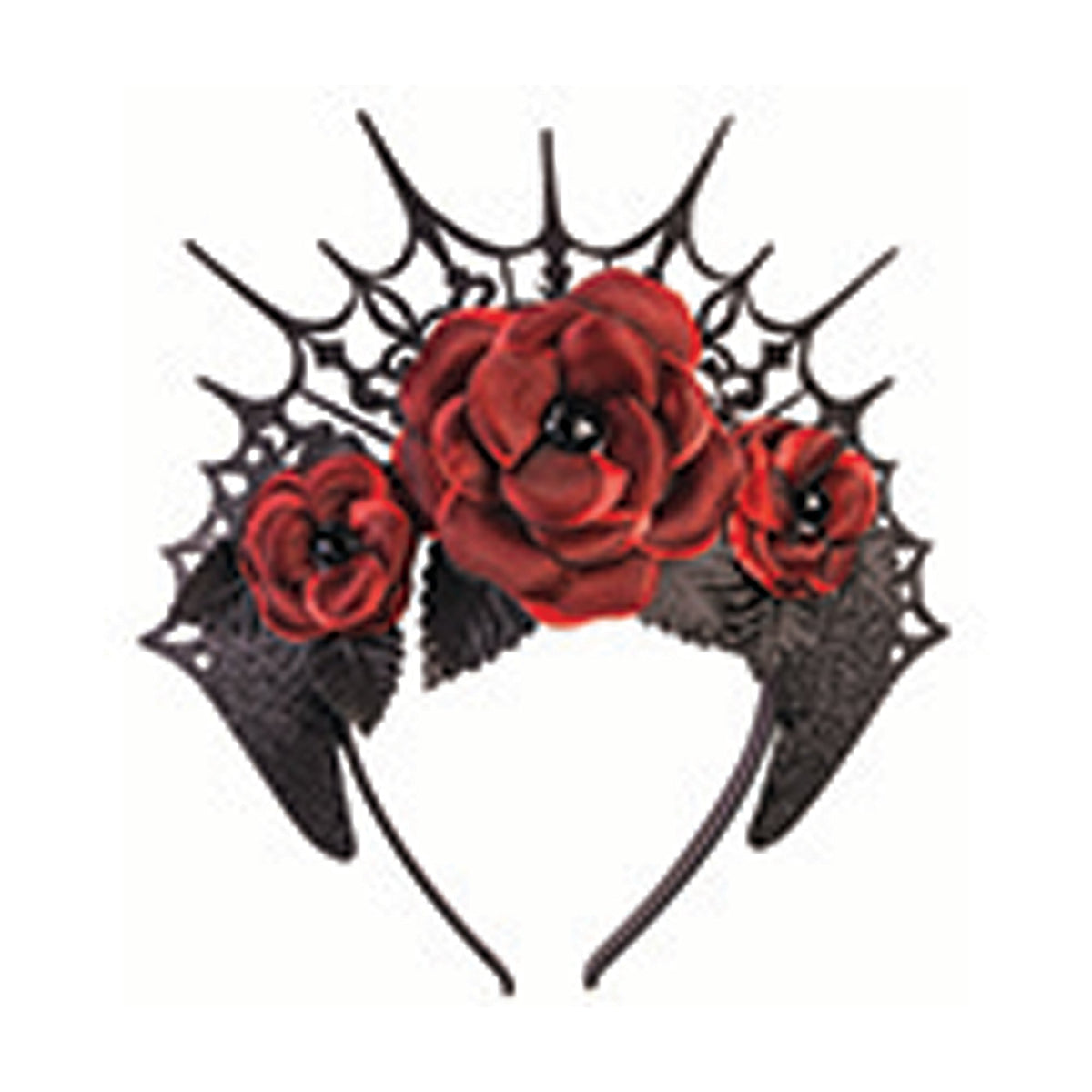 FORUM NOVELTIES INC Costume Accessories Vampiress rose headband for adults 721773831010
