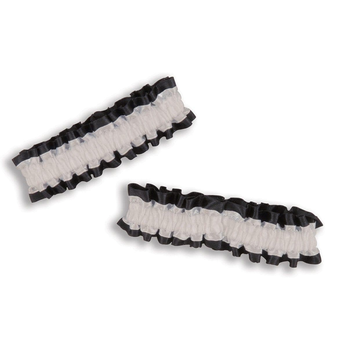 Buy Costume Accessories White & black garters & armbands sold at Party Expert