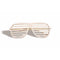 Buy Costume Accessories White slotted glasses sold at Party Expert