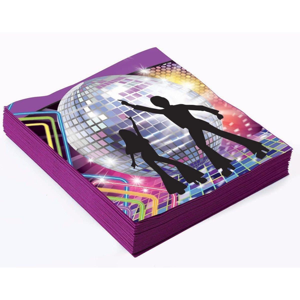 Buy Theme Party Disco Fever Lunch Napkins, 16 per Package sold at Party Expert