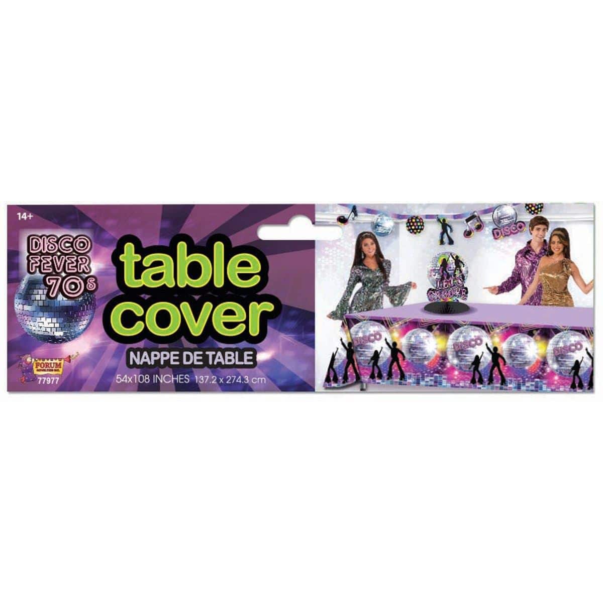 Buy Theme Party Disco Fever Tablecover sold at Party Expert
