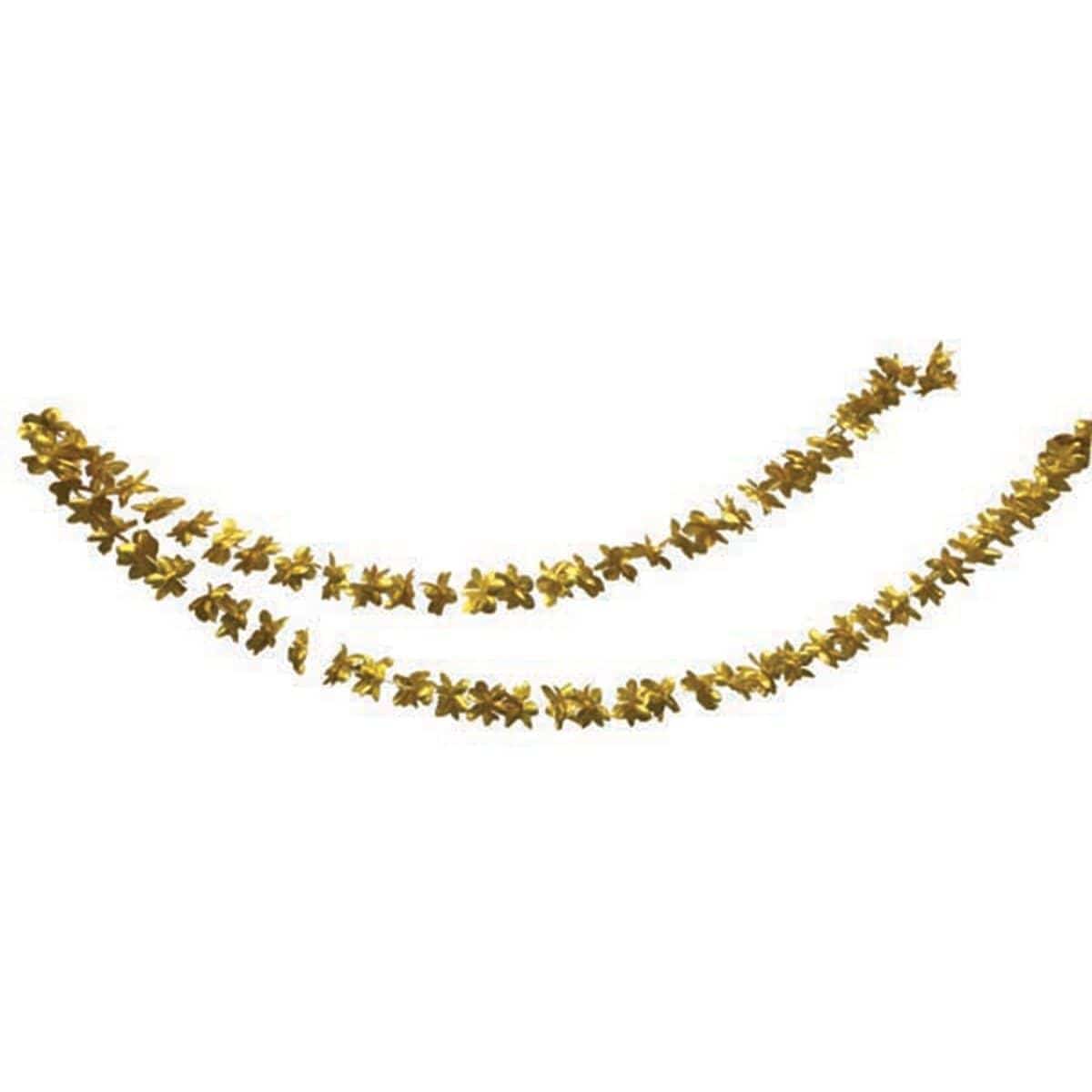 Buy Theme Party Gold Flower Luau Garland sold at Party Expert