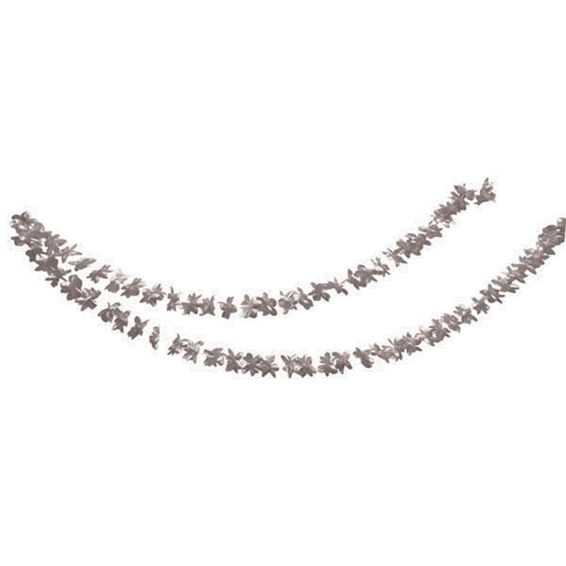 Buy Theme Party Silver Flower Luau Garland sold at Party Expert