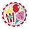 Buy Kids Birthday Carnival Dessert plates 7 inches, 8 per package sold at Party Expert