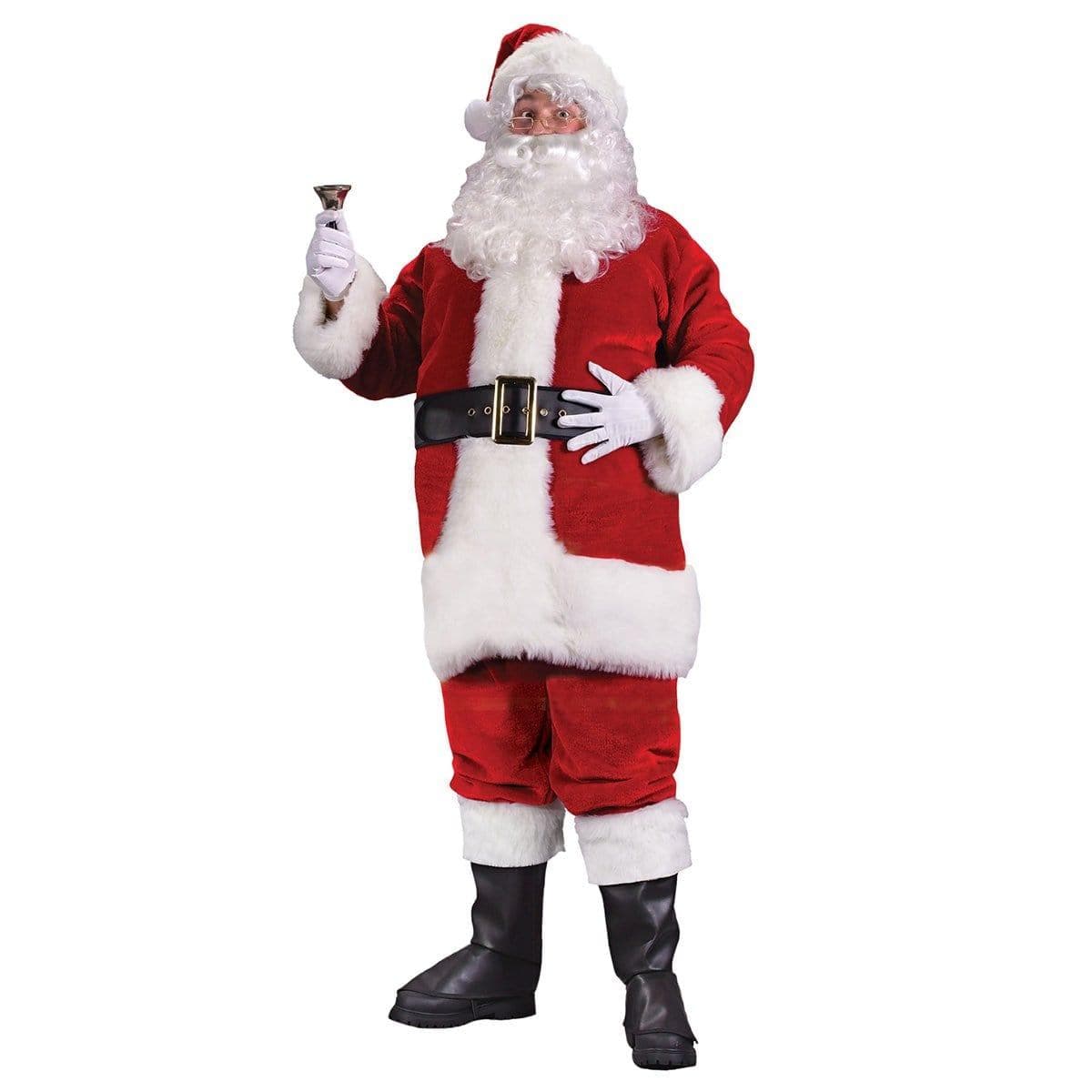 Buy Christmas Regency Plush Santa Suit - Plus Size sold at Party Expert