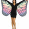 FUN WORLD Costume Accessories Rainbow Soft Butterfly Wings for Adults 071765138888
