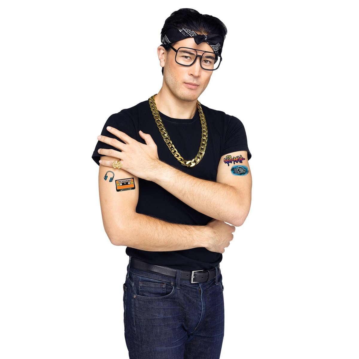 FUN WORLD Costume Accessories Rapper Accessory Kit for Adults 071765138154