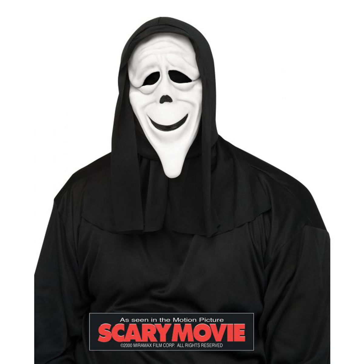 FUN WORLD Costume Accessories Scary Movie Stoned Mask with Shroud 023168185112