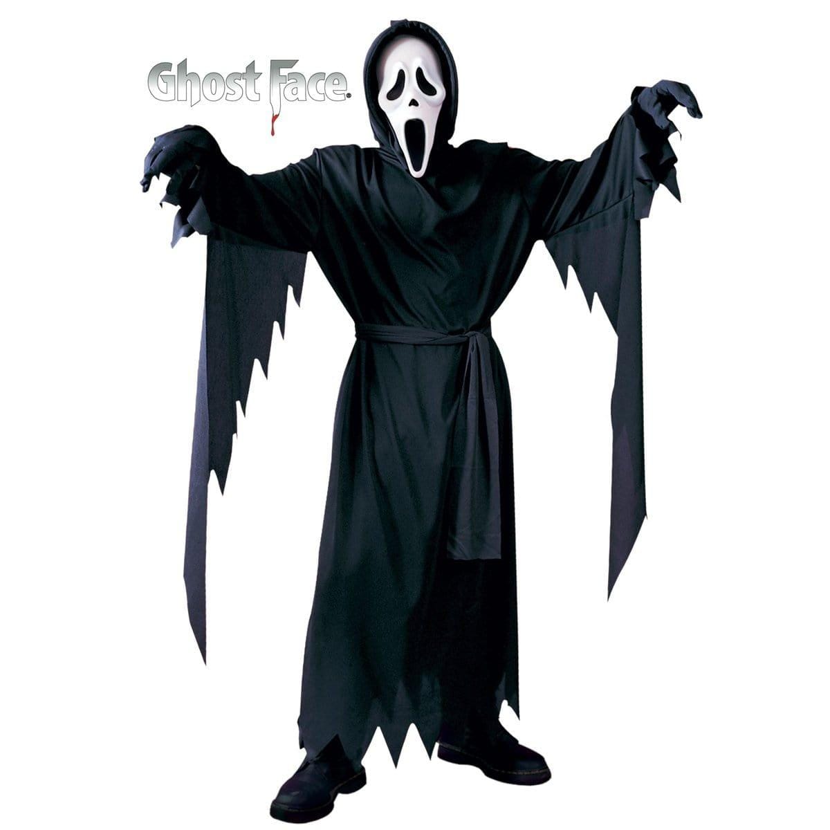 Ghostface costume for boys, Scream, Black Hooded Robe | Party Expert