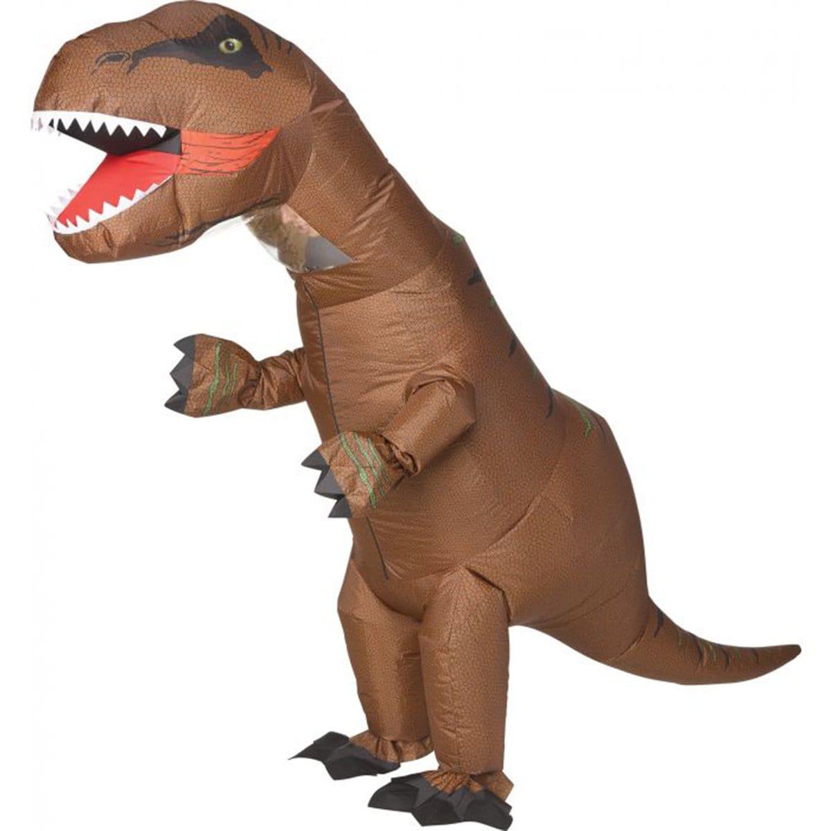 Buy Costumes Inflatable T-Rex Costume for Adults, Jurassic World sold at Party Expert