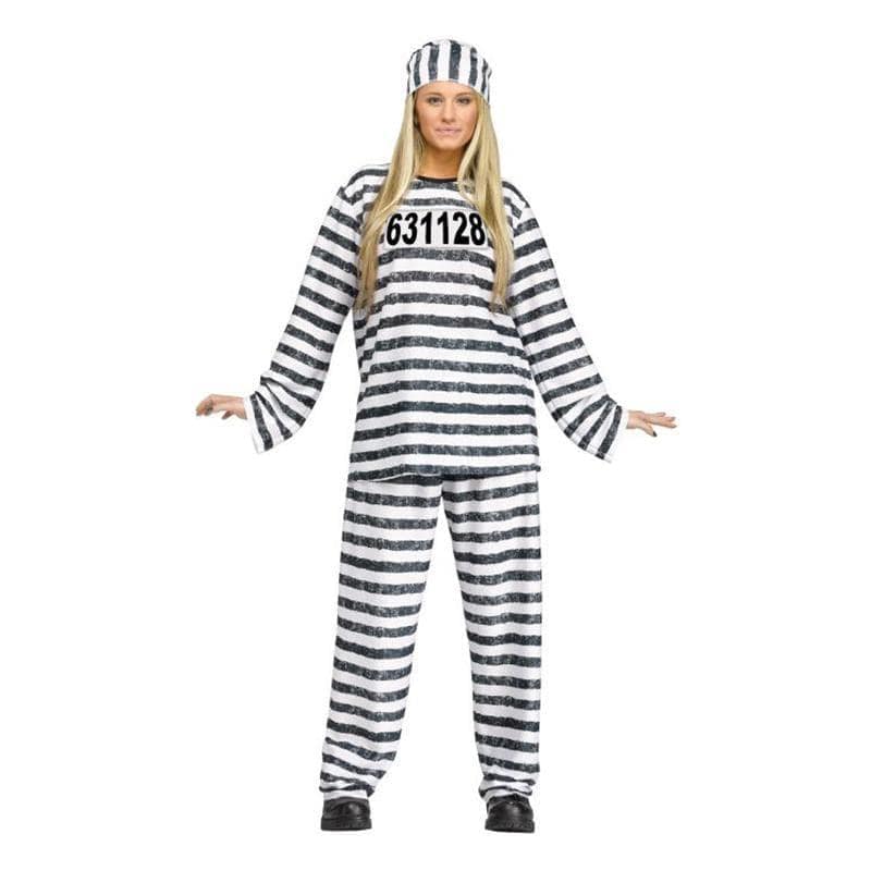 FUN WORLD Costumes Jailhouse Honey Costume for Adults 071765002868