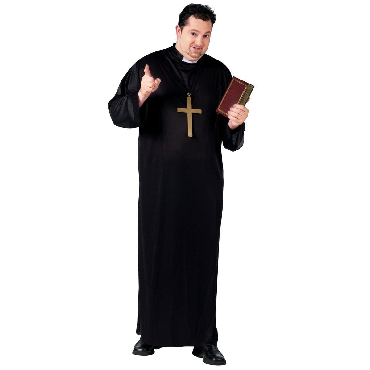 Buy Costumes Priest Costume for Plus Size Adults sold at Party Expert