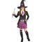 FUN WORLD Costumes Schoolgirl Witch costume for Kids, Black and Purple Dress
