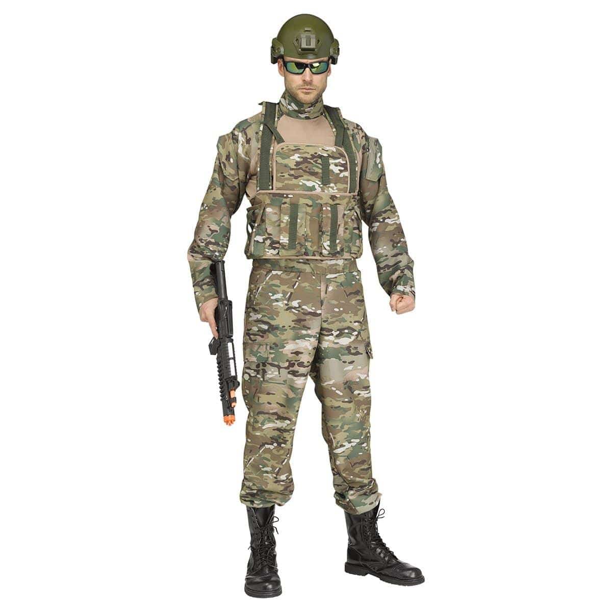 FUN WORLD Costumes Tactical Assault Commando Costume for Adults 071765105545