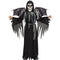 FUN WORLD Costumes Winged Reaper Costume for Kids, Black Hooded Robe