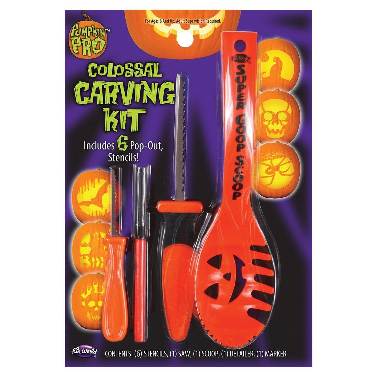 Buy Halloween Colossal pumpkin carving kit - Assortment sold at Party Expert