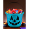 FUN WORLD Halloween Teal Trick Or Treat Pumpkin Bucket 071765093347