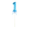 FUNNY FASHION USA Cake Supplies Cake Topper #1, Blue