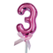 FUNNY FASHION USA Cake Supplies Cake Topper #3, Pink