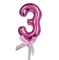 FUNNY FASHION USA Cake Supplies Cake Topper #3, Pink