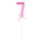 FUNNY FASHION USA Cake Supplies Cake Topper #7, Pink