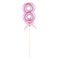 FUNNY FASHION USA Cake Supplies Cake Topper #8, Pink
