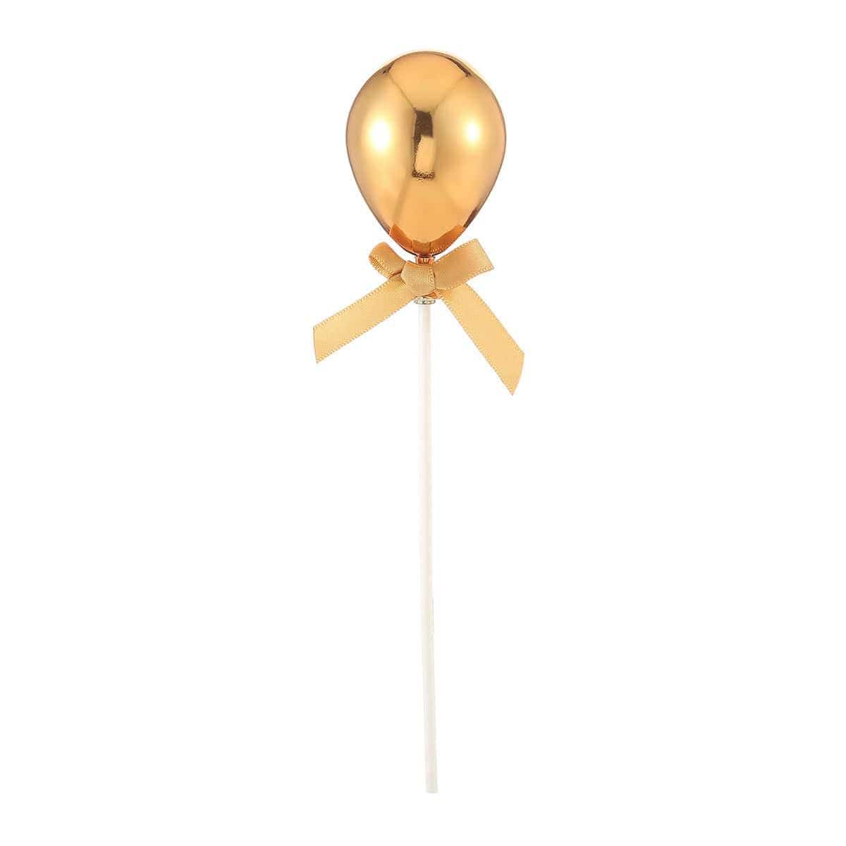 FUNNY FASHION USA Cake Supplies Cake Topper, Gold
