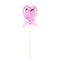 FUNNY FASHION USA Cake Supplies Heart Cake Topper, Pink