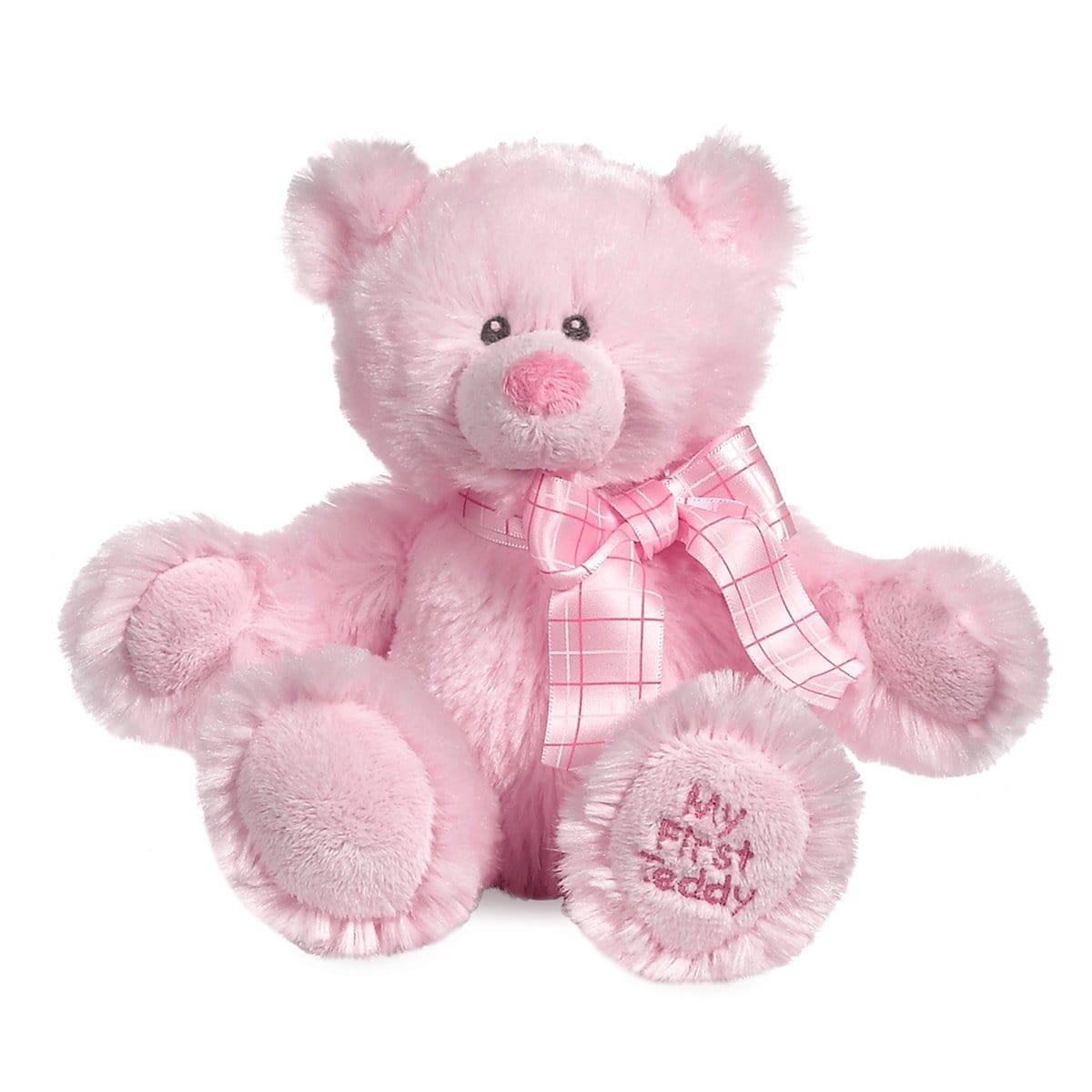 Buy Plushes My First Teddy 8 In. - Pink sold at Party Expert