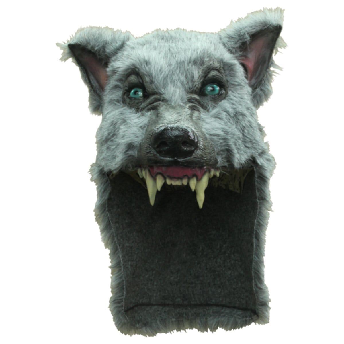 Buy Costume Accessories Gray wolf helmet for adults sold at Party Expert