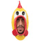 GHOULISH PRODUCTIONS Costume Accessories Rubber Chicken Mask for Adults 886390267618