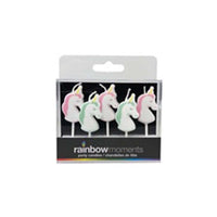 Buy Cake Supplies Unicorn Shape Candle 5/pkg sold at Party Expert