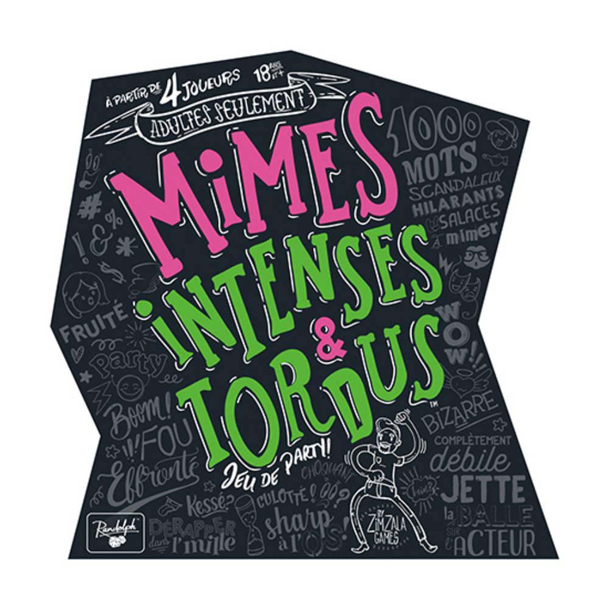 GROUPE RANDOLPH INC. Toys & Games Mimes Intenses et Tordus Game - French Version 784099943287