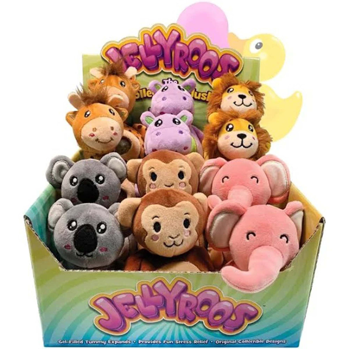 GROUPE RICOCHET Impulse Buying Jellyroos Jungle Collectible Plush, Assortment, 1 Count 824464114574