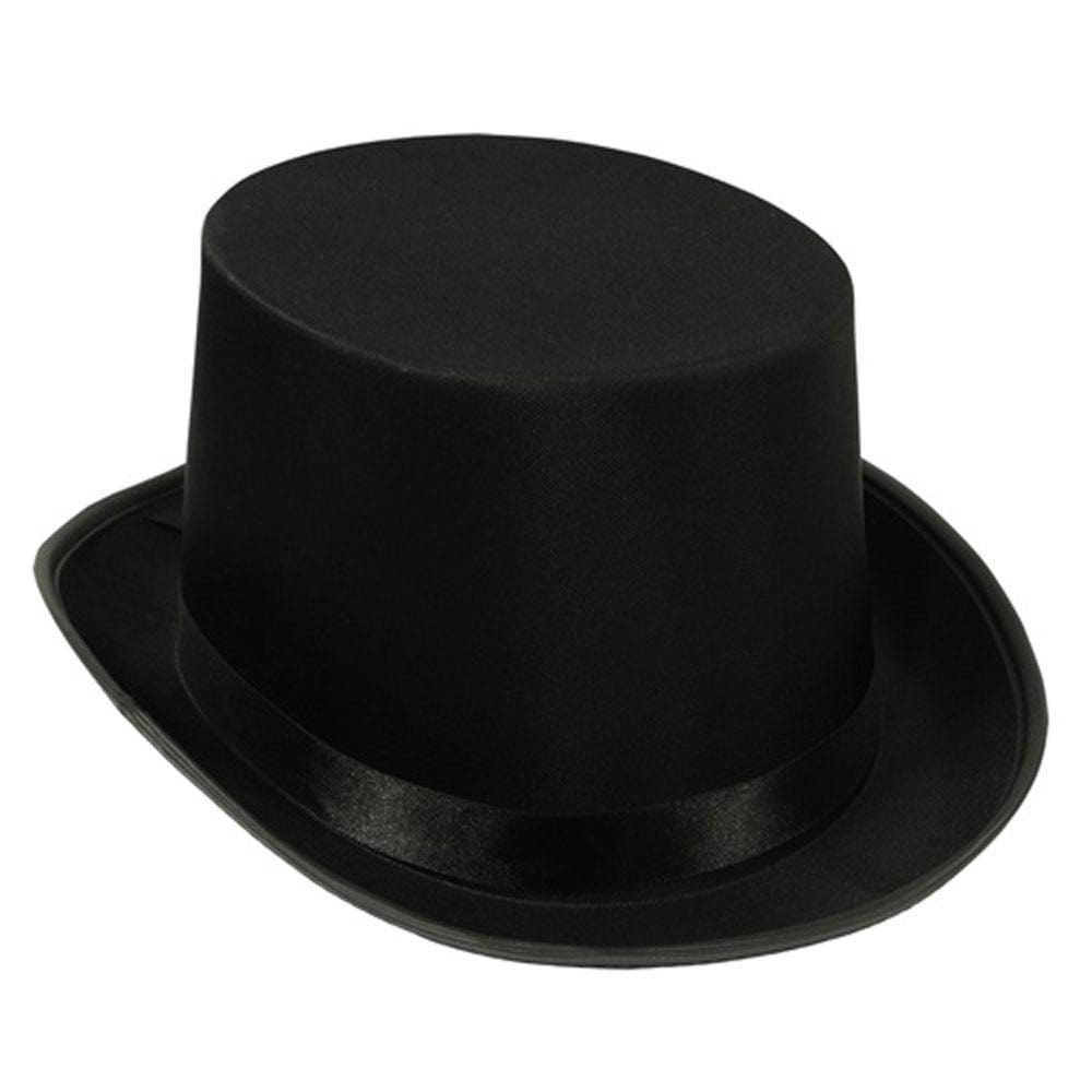 Buy Costume Accessories Black felt top hat for adults sold at Party Expert