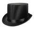 H M NOUVEAUTE LTEE Costume Accessories Black Satin Top Hat 057543841362