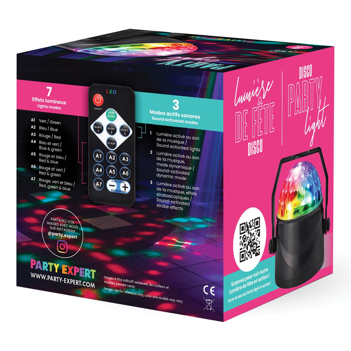 YPE x YourPartyEquipment - Effet de lumière disco - Laser de fête - Lampe  disco 