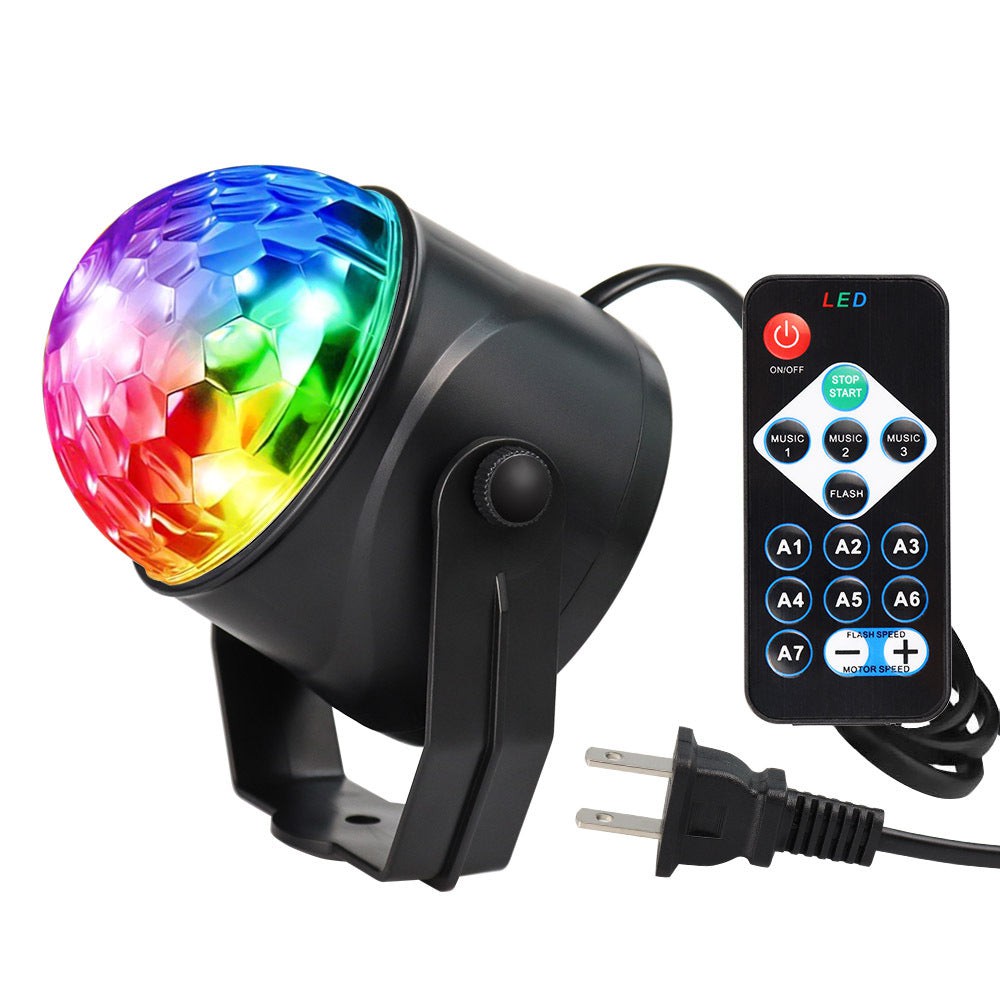 Hangzhou Jiefa Materials Co. Ltd Lights/special Fx LED Disco Party Light with Remote Control 810077657553