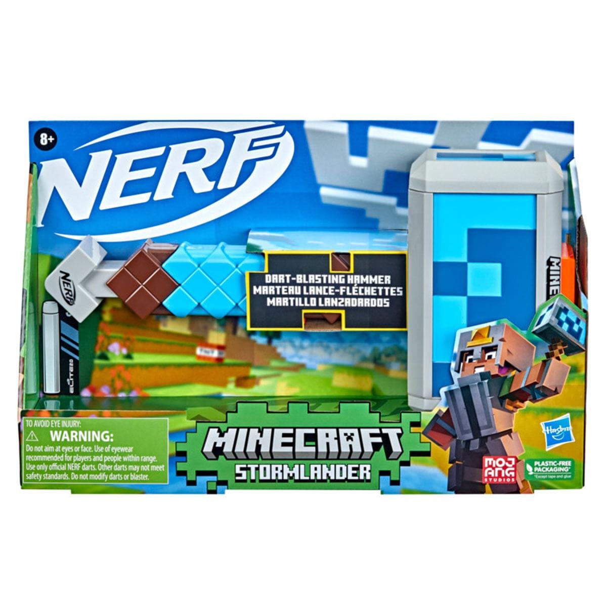 HASBRO Toys & Games Nerf Minecraft Stormlander Dart-Blasting Hammer