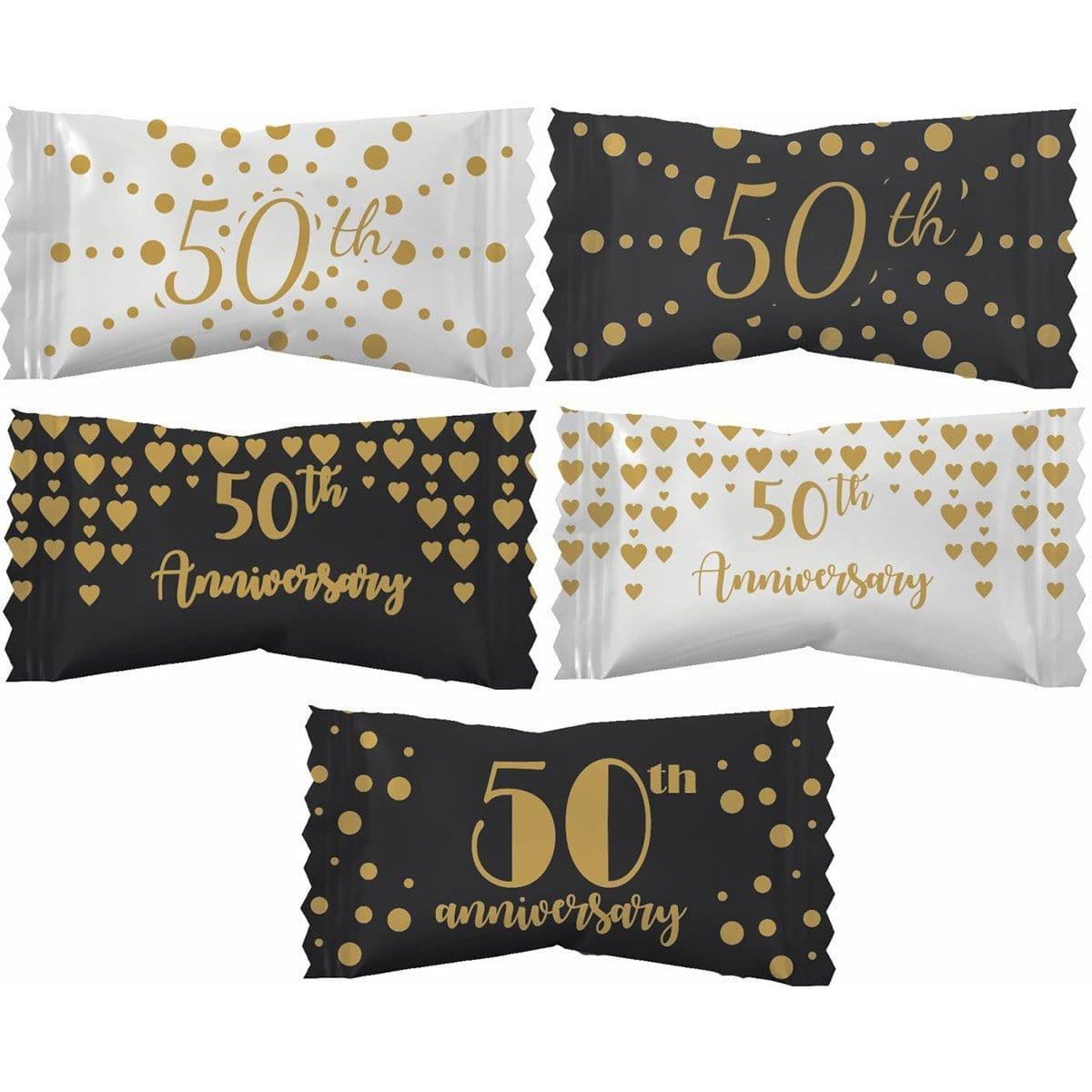 Buy Candy 7oz Buttermints 50th Anniversary sold at Party Expert