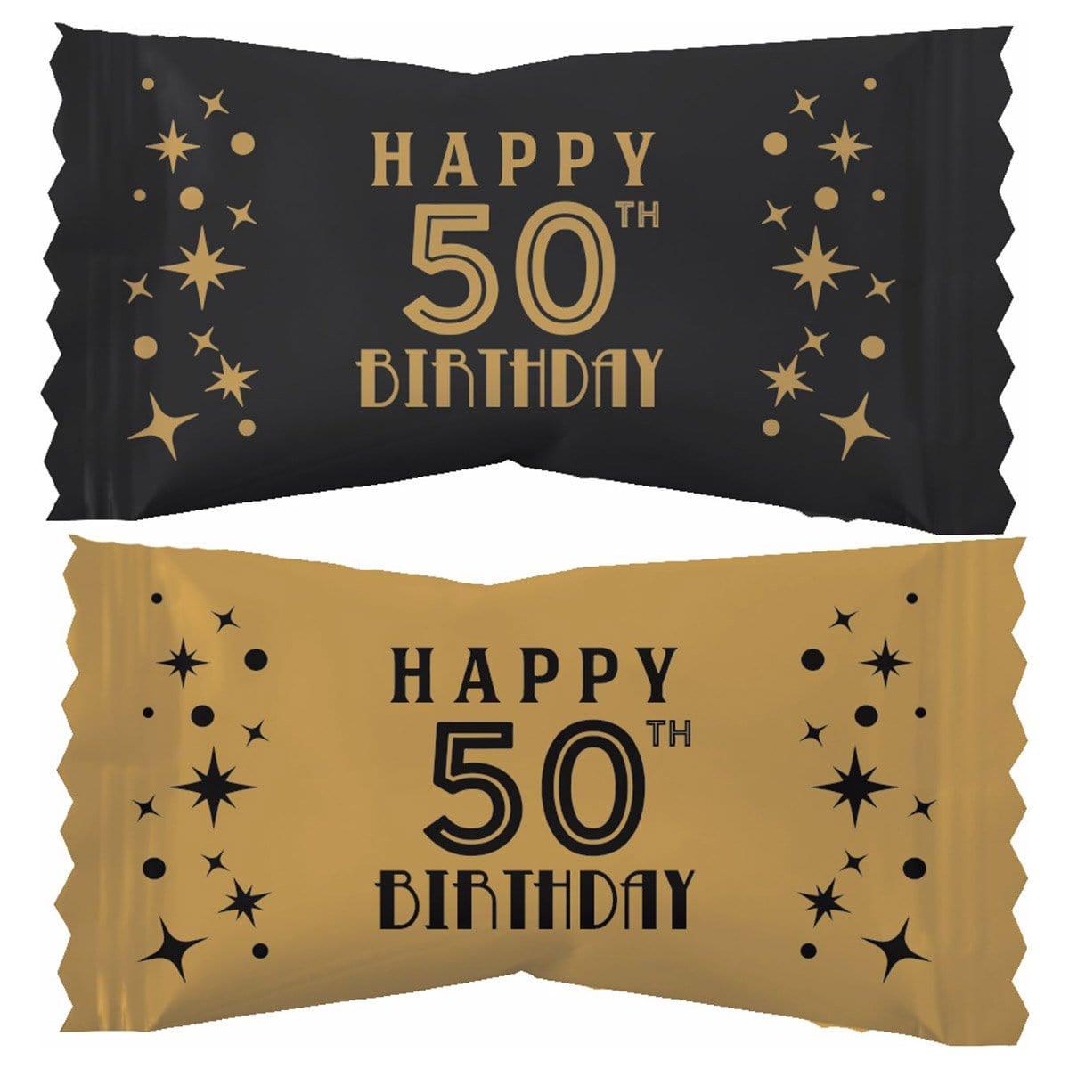 Buy Candy 7oz Buttermints 50th Bday sold at Party Expert