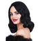 Buy Costume Accessories Black Hollywood glamour wig for women sold at Party Expert