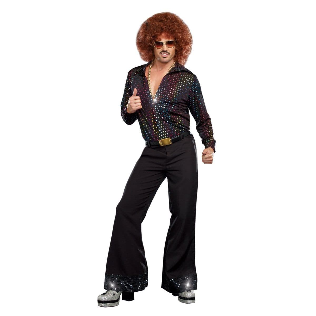 Buy Costume Accessories Disco dude shirt for men sold at Party Expert