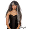 Buy Costume Accessories Extra long black and white wig sold at Party Expert