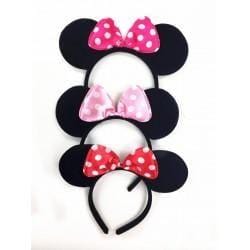 Buy Costume Accessories Minnie Mouse ear headband for girls - Assortment sold at Party Expert