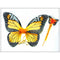 IVY TRADING INC. Costume Accessories Yellow Butterfly Wings and Wand for Adults 8336572232344